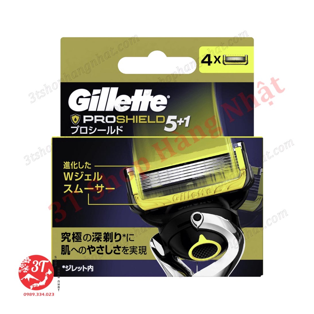 Bộ lưỡi dao cạo Gillette PROSHIELD 5+1