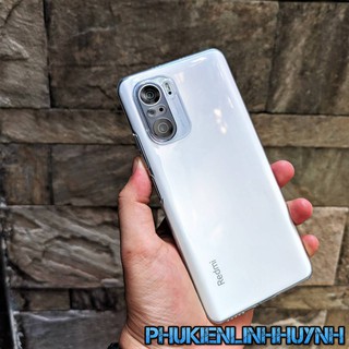 redmi k40, k40 pro, poco f3_Ốp lưng Silicon GOR trong suốt [1 kính,1 keo (k đèn)]
