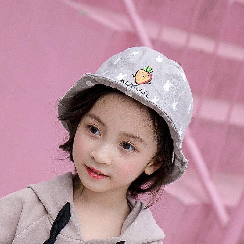 Mũ vành rộng hoạ tiết đáng yêu chống nắng bảo vệ bé yêu