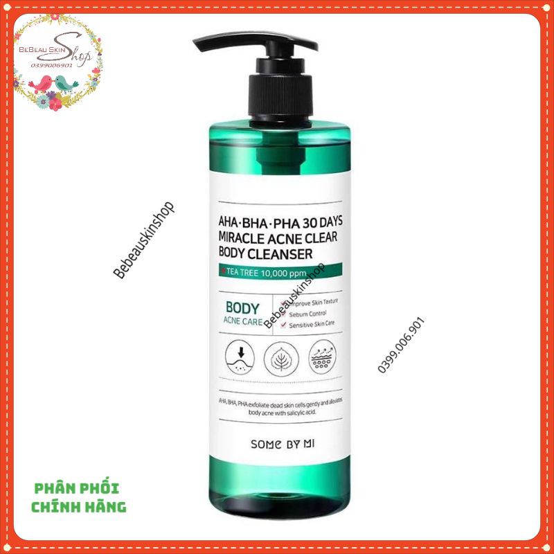Sữa Tắm Some By Mi AHA-BHA-PHA 30 Days Miracle Acne Clear Body Cleanser Some By Mi