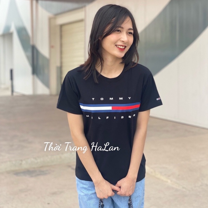 Áo phông màu đen thun cotton cao cấp