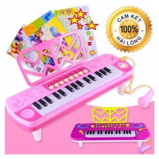 Đồ Chơi Đàn Piano Cho Bé Có Đèn Nhạc Và Micro Chuẩn Âm