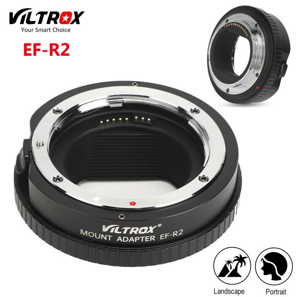 (CÓ SẴN) Ngàm chuyển AF Auto Focus Viltrox EF-R2 cho ống kính Canon EF/EF-S và EOS R/RP - Viltrox EOS R và Viltrox EOS M