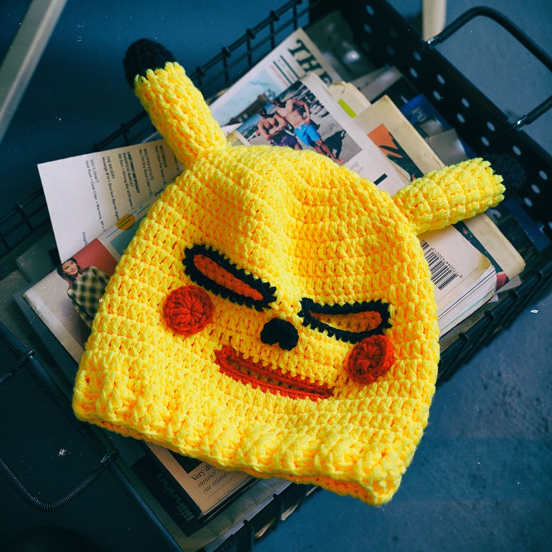 Mũ Trùm Đầu Dệt Kim Che Phủ Toàn Bộ Khuôn Mặt 3 Lỗ Hóa Trang Nhân Vật Balaclavas