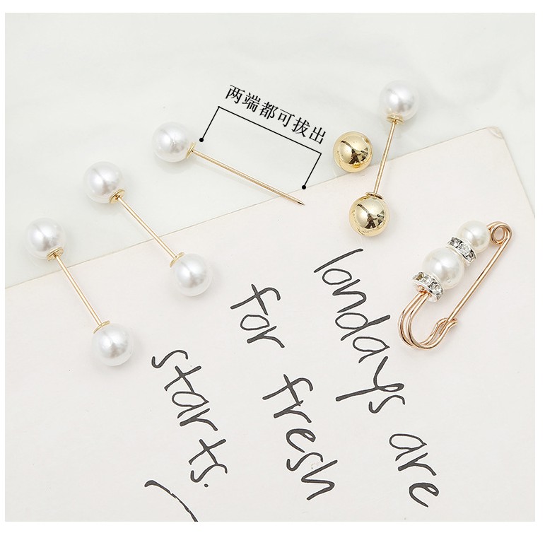 [ Mẫu Mới ] Set trâm cài áo,ghim cài áo thời trang cao cấp - VHT SHOP