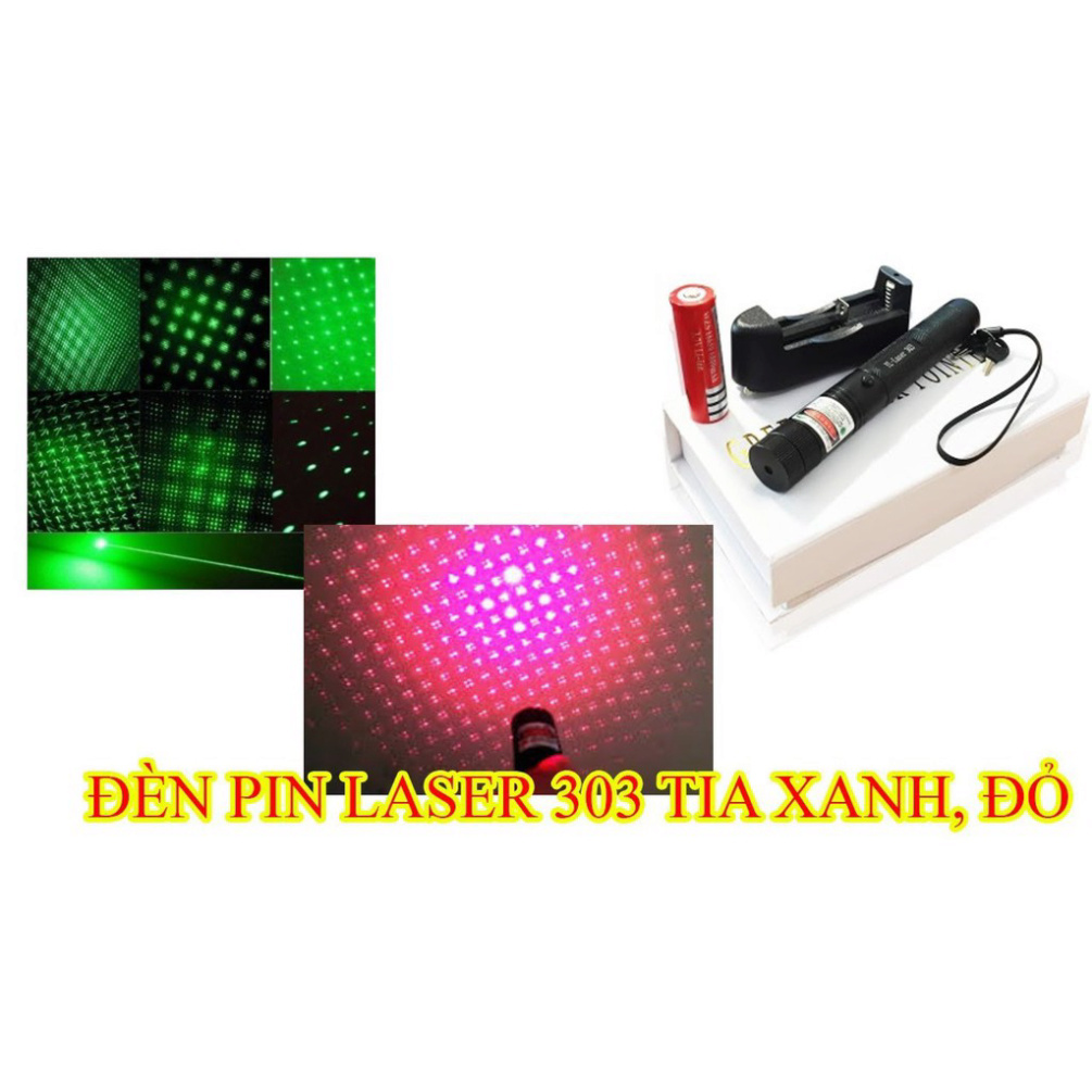 [SALE] Đèn Laser 303 Tia Đỏ Siêu Sáng