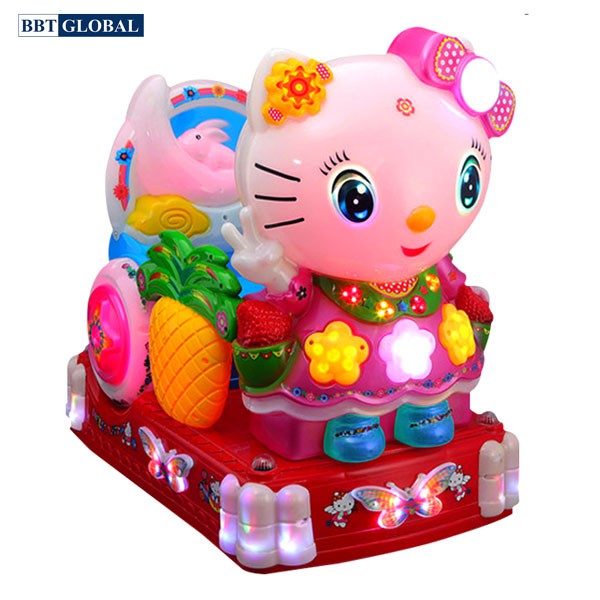 Đồ chơi nhún điện cho bé mèo kitty BBT Global 1003