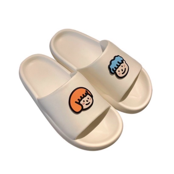 DÉP QUAI NGANG NỮ HÌNH BOY AND GIRL ( TĂNG LÊN 2 SIZE SO VỚI DÉP FROM CHUẨN)