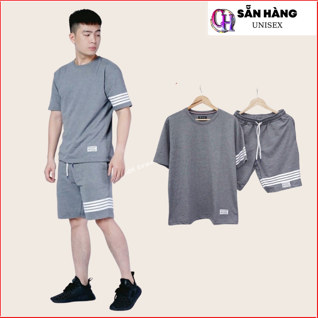Bộ Thể Thao Nam quần áo tập gym vải thun lạnh thoáng mát co giãn năng động thời trang CHP
