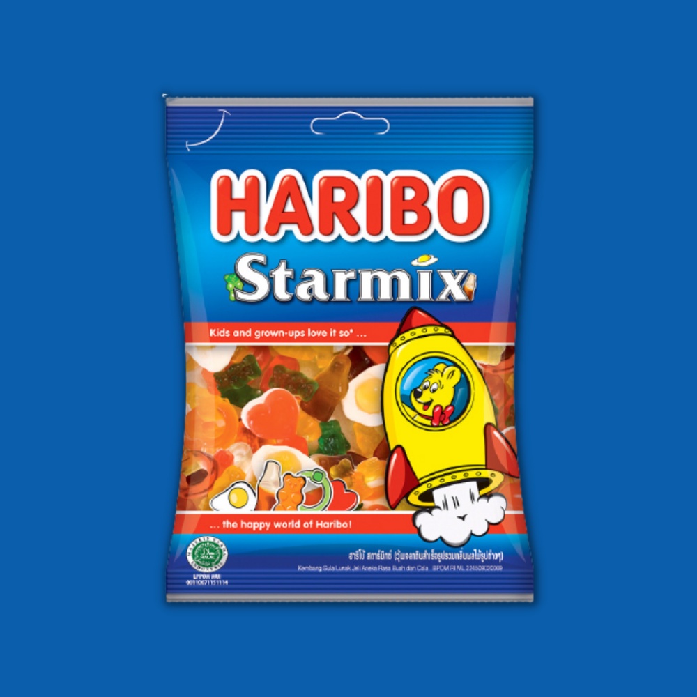 Kẹo dẻo Haribo nhiều loại - Gói 160gr