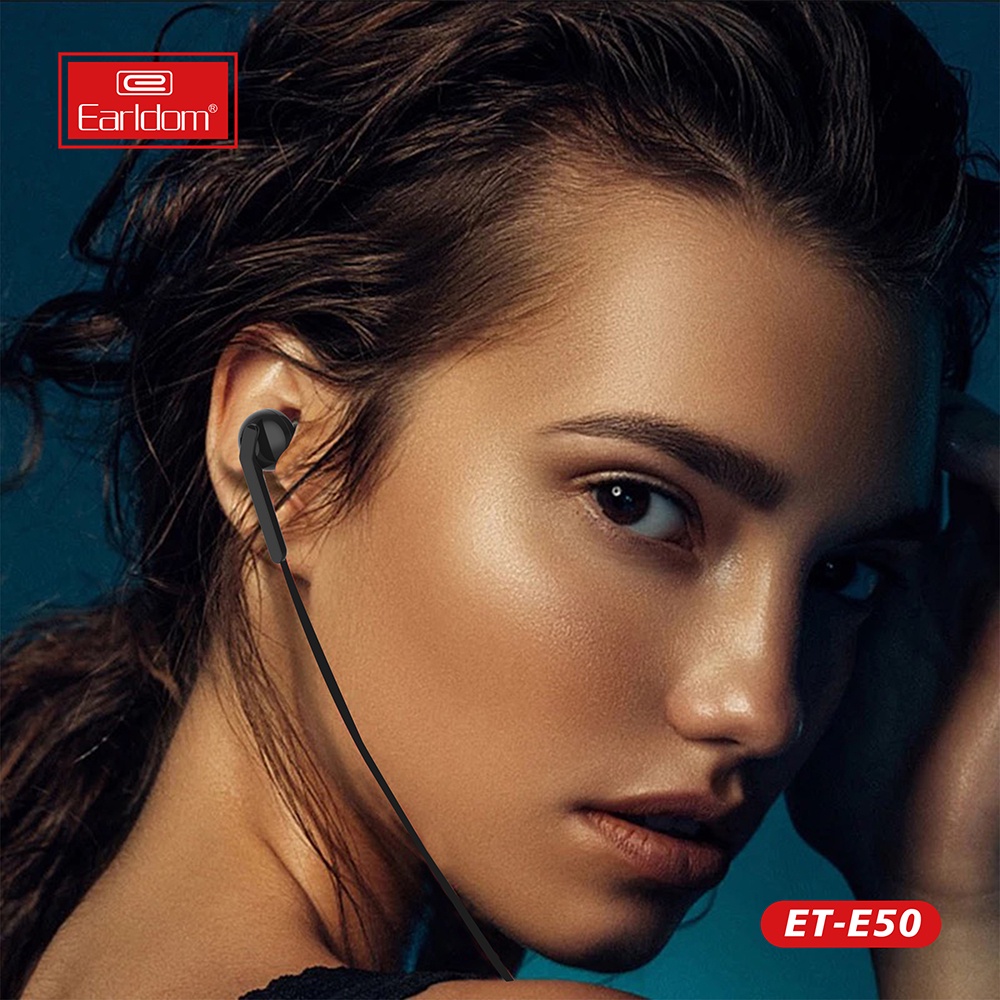🛑CHÍNH HÃNG EARLDOM🛑 Tai Nghe In-ear Có Dây Earldom Lọc Âm Cực Tốt dài 1.2M  E50 | Phụ Kiện Thông Minh 247 VN