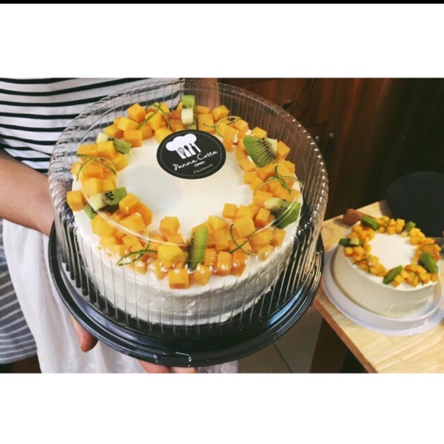 Hộp đựng bánh/thạch rau câu 3D/bánh bông lan/xôi hoa A024 (20cm)