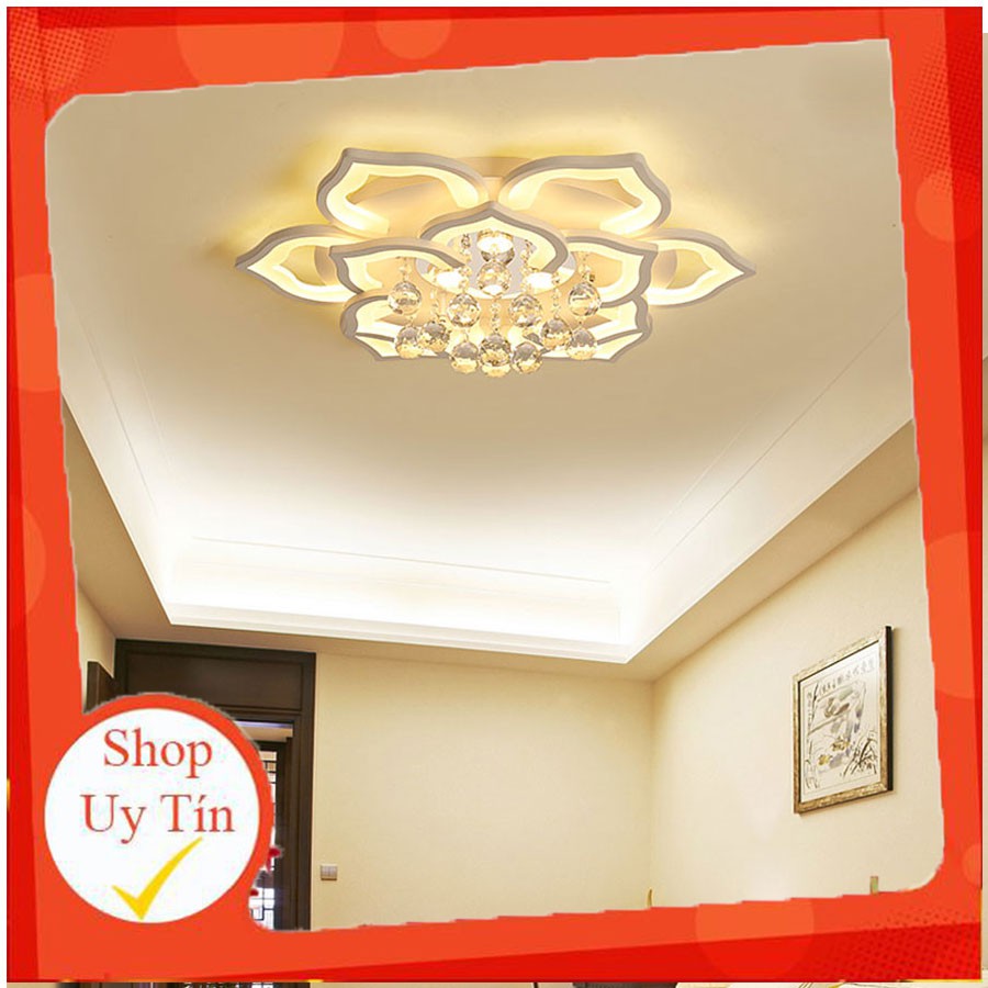 Đèn ốp trần G06 12 cánh có 3 chế độ sáng. Sản phẩm hiện đại nhất - Giá tốt nhất thị trường hiện nay