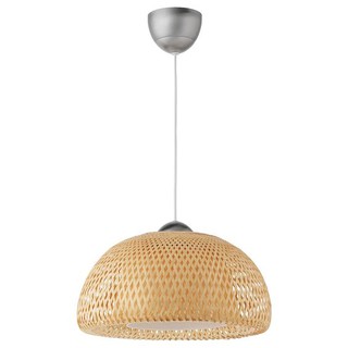 ĐÈN MÂY TRE ĐAN ( ĐÈN TRE NÓN 2 LỚP - MẪU 1 )
