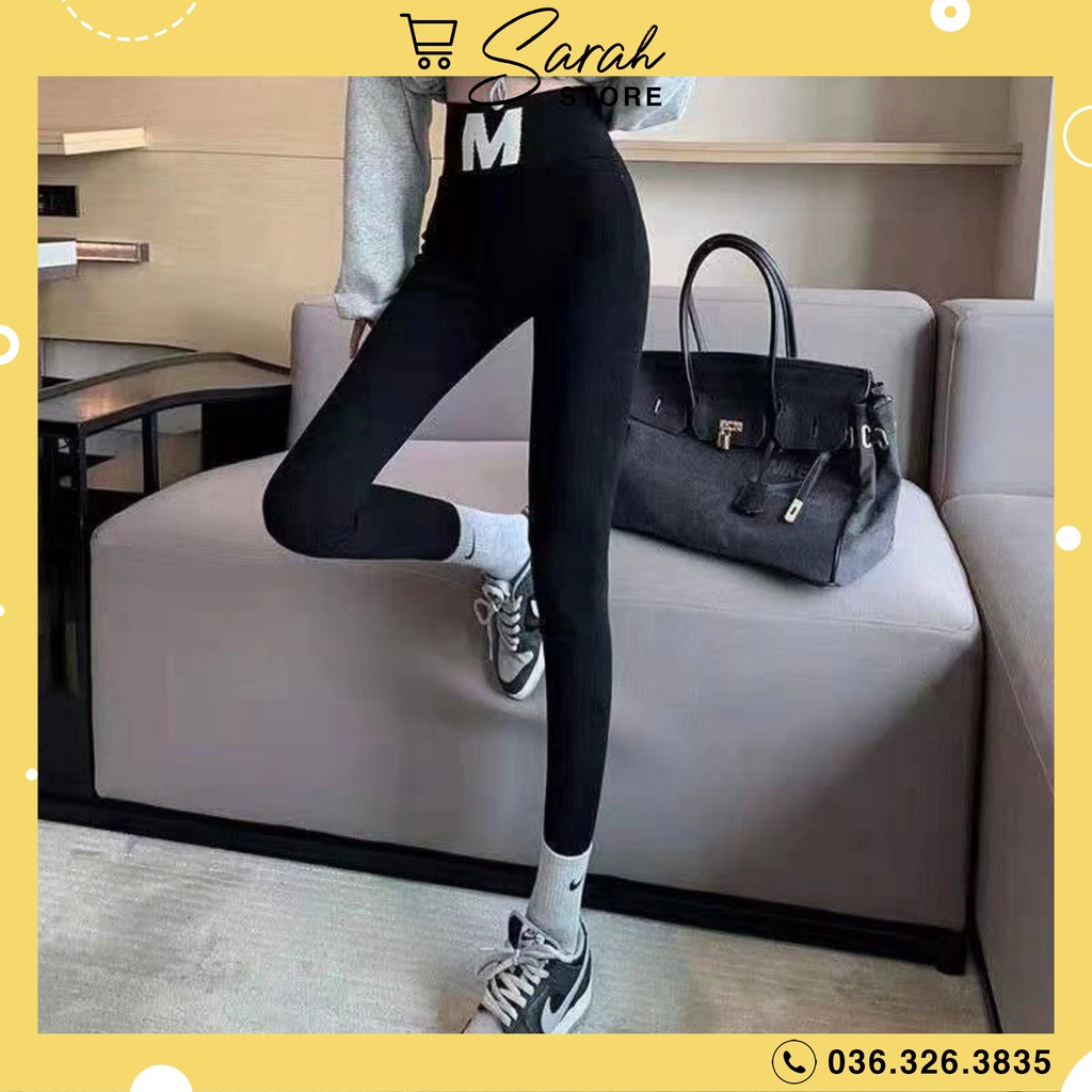 Quần Nữ Dài Chất Đẹp Mùa Thu Đông, Quần Legging Chữ M Mẫu Mới