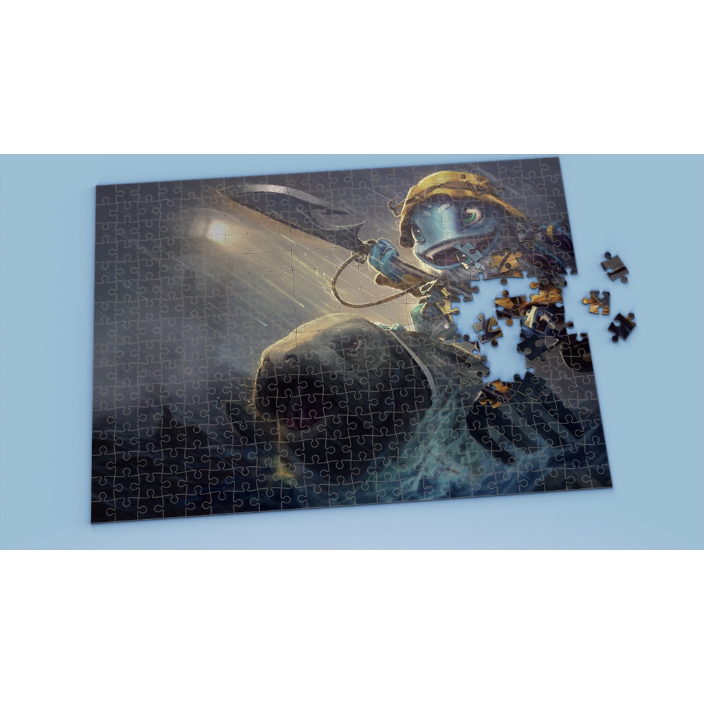 Tranh ghép hình A4, A5 League of Legends, xếp hình FIZZ - Mẫu 1