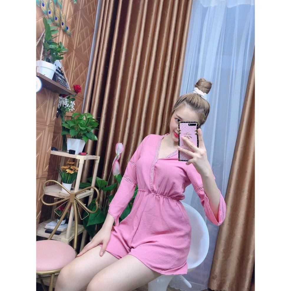 Jum nữ cổ V chạy ren có nhiều màu sắc để lựa chọn