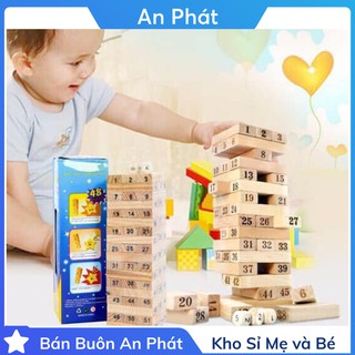 Đồ chơi rút gỗ Wish Toy cho bé 54 thanh