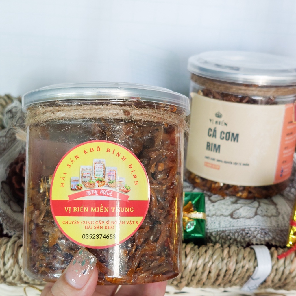 Cá Cơm Rim Tỏi Ớt Nước Mắm Vị Biển, Đồ Ăn Vặt Ngon Rẻ Hủ PET 200GR Thực Phẩm Ăn Liền | BigBuy360 - bigbuy360.vn