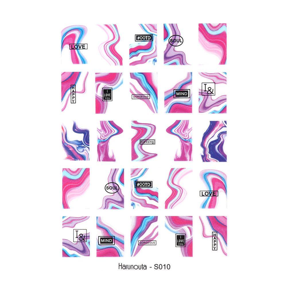 Miếng Dán Trang Trí Móng Tay Họa Tiết Hoạt Hình 3D Độc Đáo