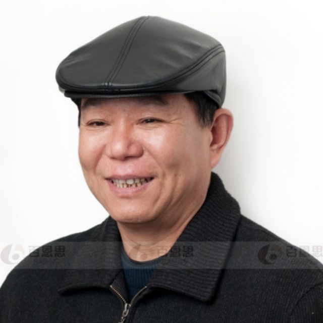 Mũ Nồi, Mũ Beret Nam trung niên chất vải Da