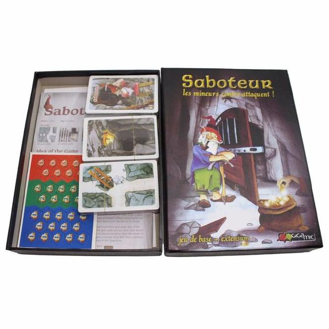 Bộ Thẻ Chơi Game Saboteur Phiên Bản 1 + 2 0512