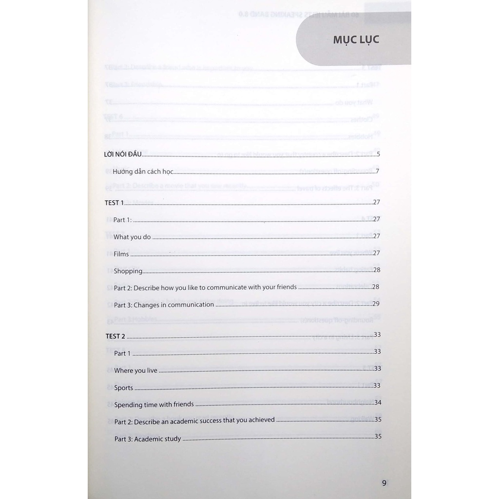 Sách 60 Bài Mẫu Ielts Và Bộ Từ Vựng Theo Từng Chủ Điểm - Speaking Band 8.0