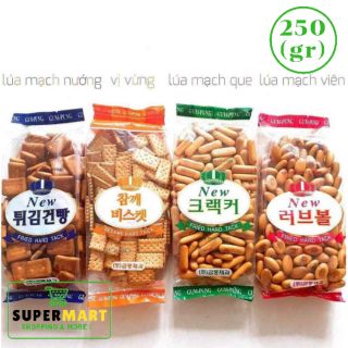 Bánh quy lúa mạch Hàn Quốc 250 gram - Bánh Quy Gum Pung