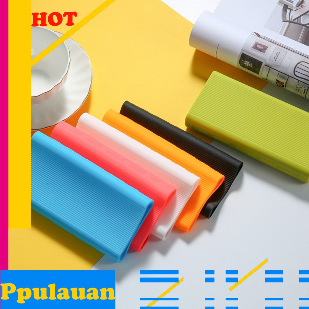Vỏ Bằng Silicon BảO Vệ SạC Dự PhòNg Cho Xiaomi 30000mAh Power Bank 3