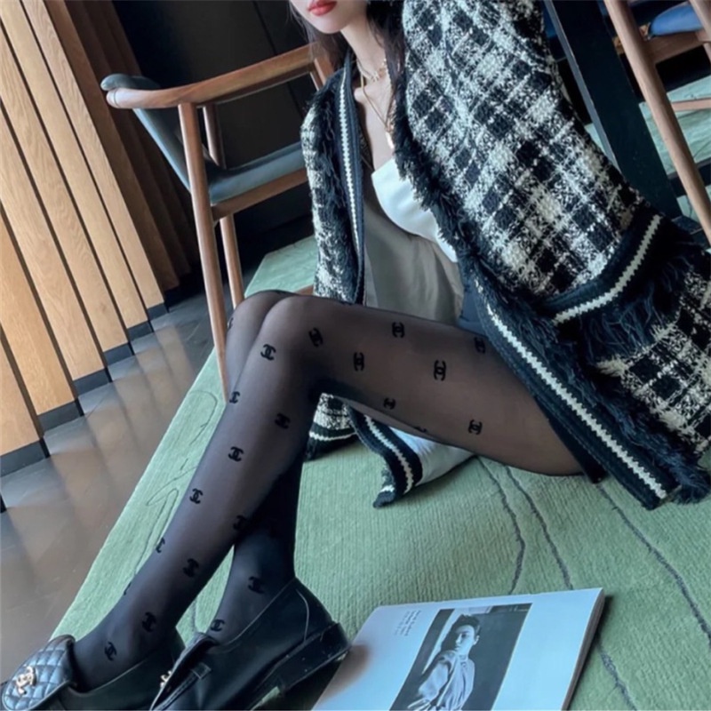 Sexy Girls Pantyhose Anti-hook Sexy Women Tights Ultra Thin Silk Tights with Embroidered Letters Tights