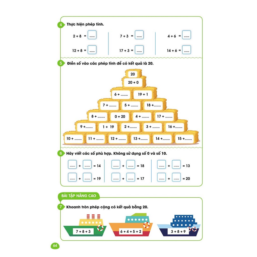 Sách Maths - Sắc màu toán học - Chinh phục Toán tư duy dành cho trẻ 4 - 6 tuổi