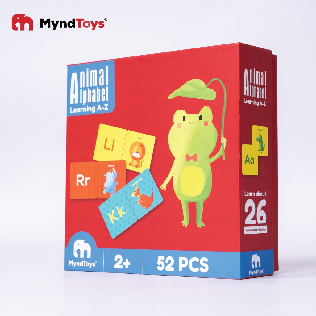 Đồ Chơi Xếp Hình Thông Minh MyndToys - Animal Alphabet (Learning A-Z) - Dành Cho Các Bé Trên 2 Tuổi