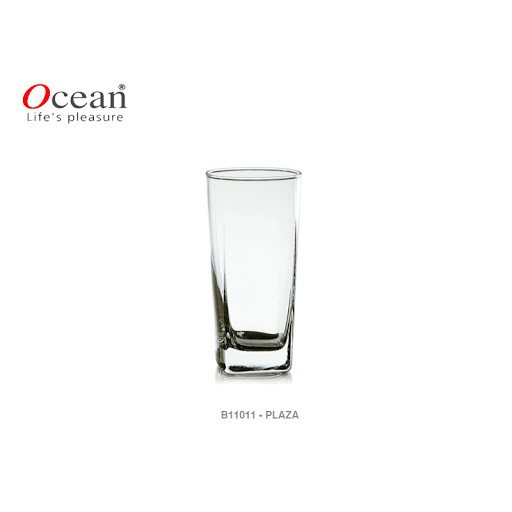 Bộ 6 Cốc Thủy Tinh Đáy Vuông Cao Plaza Hi Ball Ocean – B11011 – 320ml