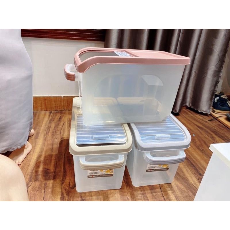 Thùng đựng gạo có nắp trượt dung tích 15 kg