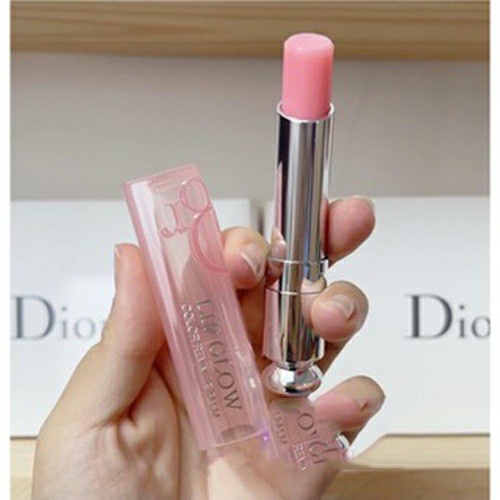 Son Dưỡng Dior 001 Pink Addict [Lỗi Nhẹ],Chạm Đầu Hoặc Loang Màu,Tặng Kèm 1 Túi Gấu Siêu Xinh.