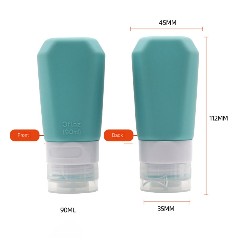 Chai Chiết Mỹ Phẩm 90ml Bằng Silicone Tiện Dụng Khi Đi Du Lịch