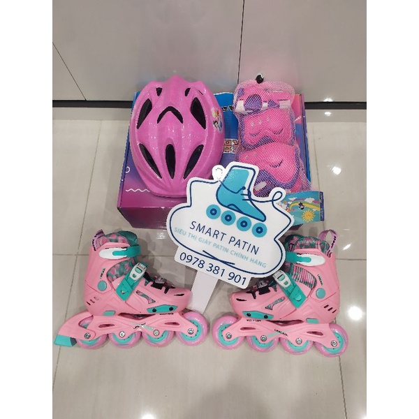 Giày patin cao cấp Topskate Q6 nhựa đúc toàn thân an toàn tuyệt đối