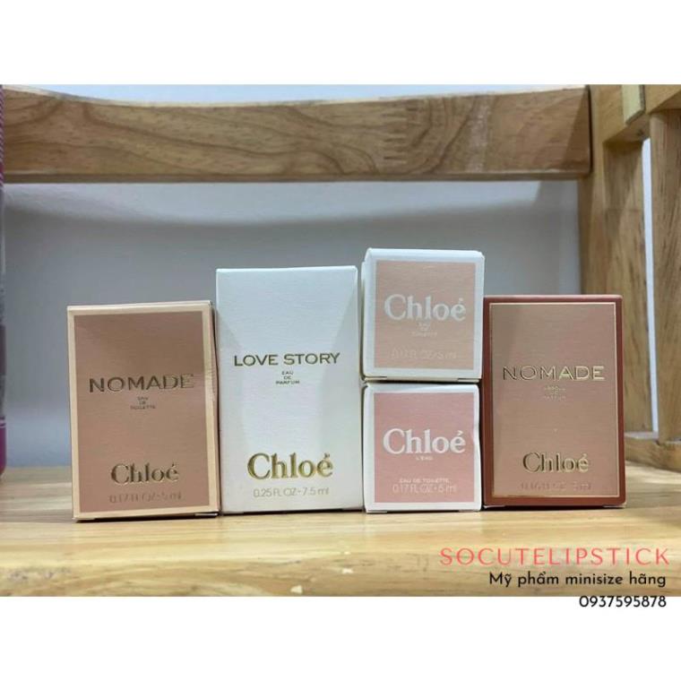 Nước Hoa Mini Chloe EDP - Chloe Rose Tangerine EDT - Nomade Absolu EDP - Love Story EDT EDP