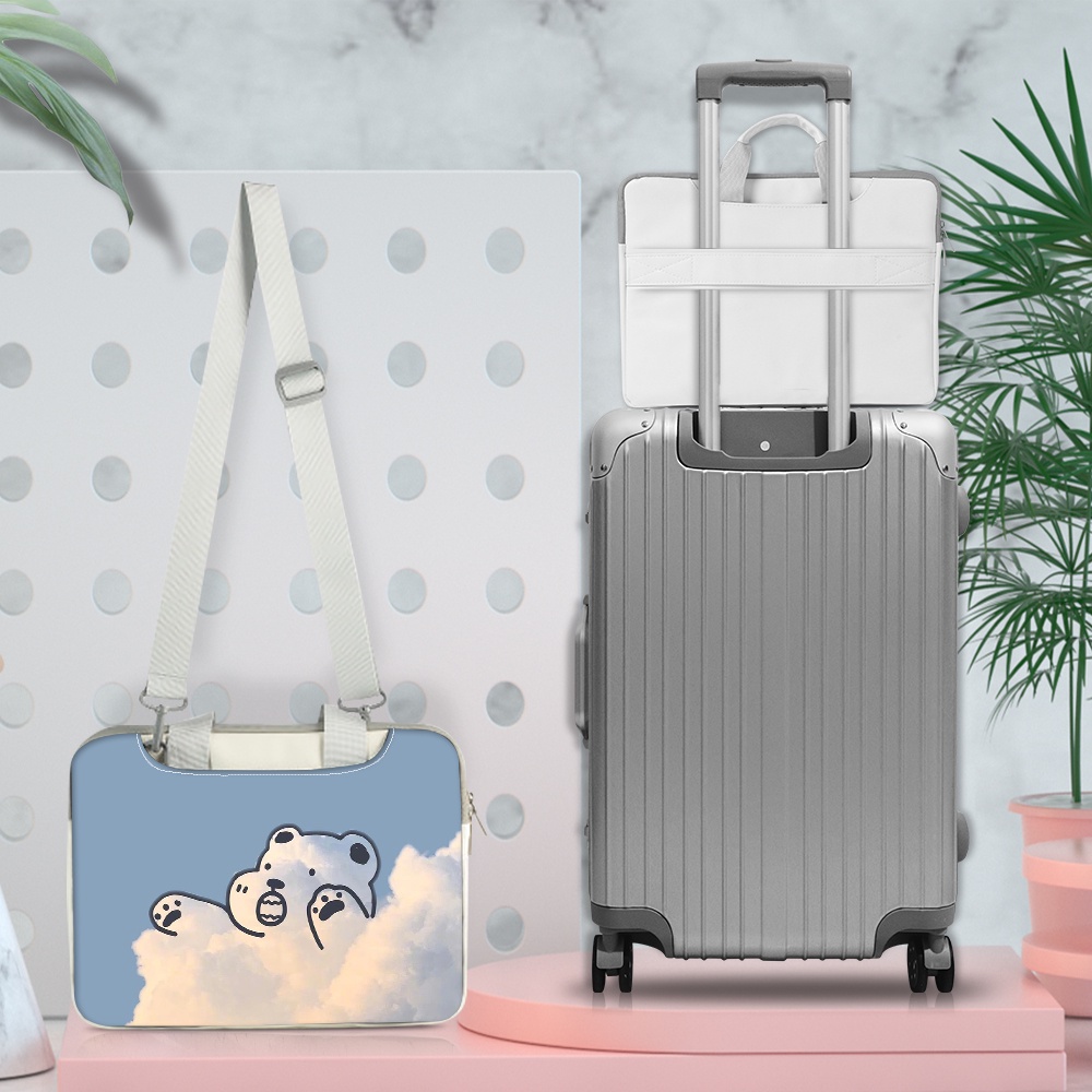 Túi Đựng Laptop 14 15.6 17 Inch Chống Sốc Chống Thấm Nước Họa Tiết Hoạt Hình