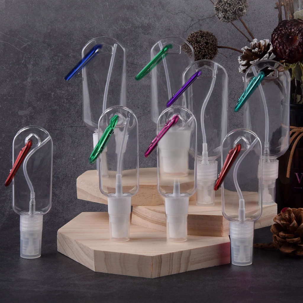 1 Bình Xịt Cồn 30ml/50ml Mini Chống Rò Rỉ Kèm Móc Khóa