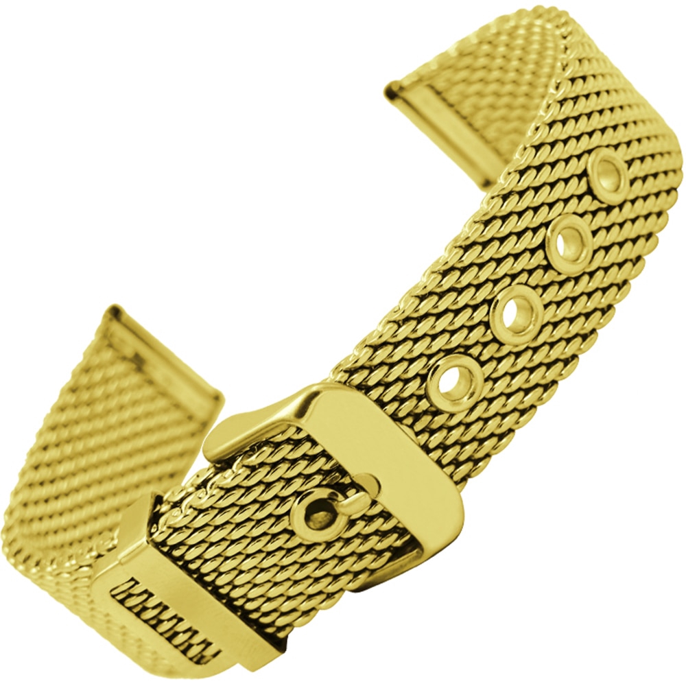 Dây đeo đồng hồ có khóa chất liệu thép không gỉ 1.0 18mm 20mm 22mm 24mm