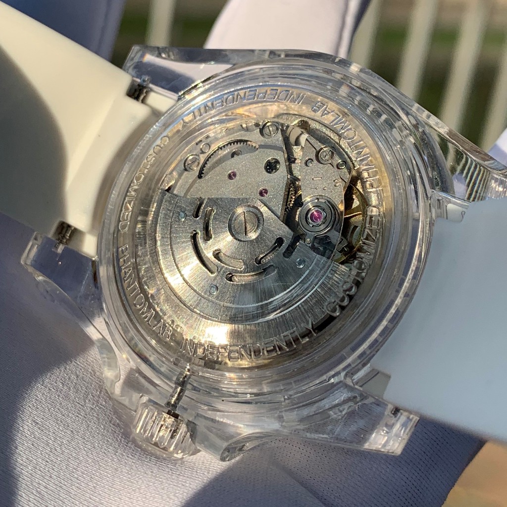 Đồng Hồ Nam RL PHANTOM LAB, Máy Cơ Automatic Thụy Sỹ, Size 41, Lịch Ngày