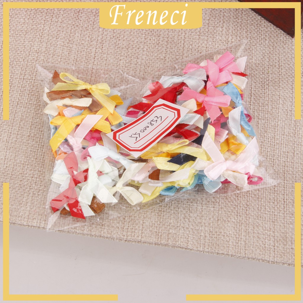 Set 100 Nơ Ruy Băng Mini Trang Trí Đa Dụng