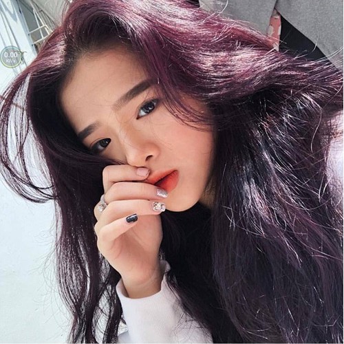 Thuốc nhuộm tóc NÂU TÍM tặng kèm trợ và găng tay