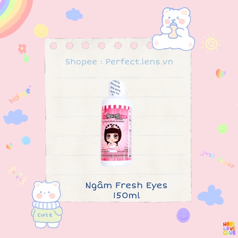 Nước Ngâm , Nhỏ Mắt Lens , Kính Áp Tròng Fresh Eyes Giá Sale