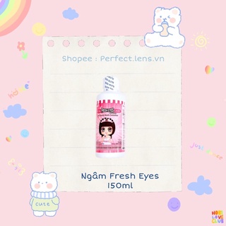 Nước ngâm , nhỏ mắt lens , kính áp tròng fresh eyes giá sale - ảnh sản phẩm 2