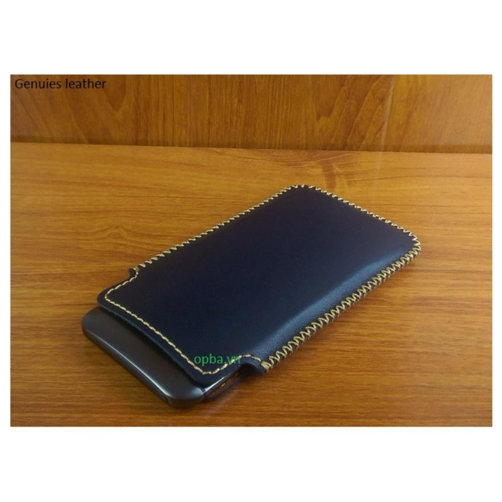 Bao Da Túi Rút IONECASE Moto Z /Z Style Da Bò Màu Xanh