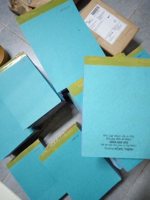 Hóa đơn bán lẻ 1 liên loại giấy dày khổ 15 x 20 100 tờ/quyển