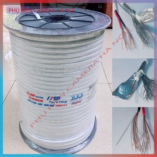 Dây cáp đồng trục liền nguồn SINO, TEASUNG có bọc dầu chống ẩm, dây cáp tín hiệu Hàn Quốc