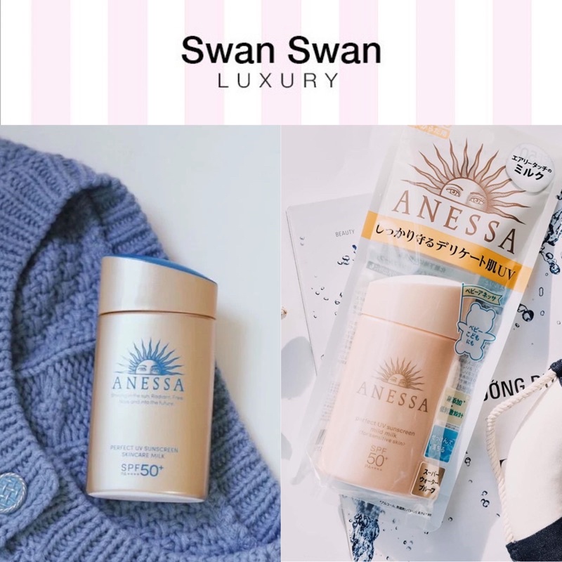 Sữa Chống Nắng Anessa Perfect UV SPF50 Bảo Vệ Hoàn Hảo 60ml